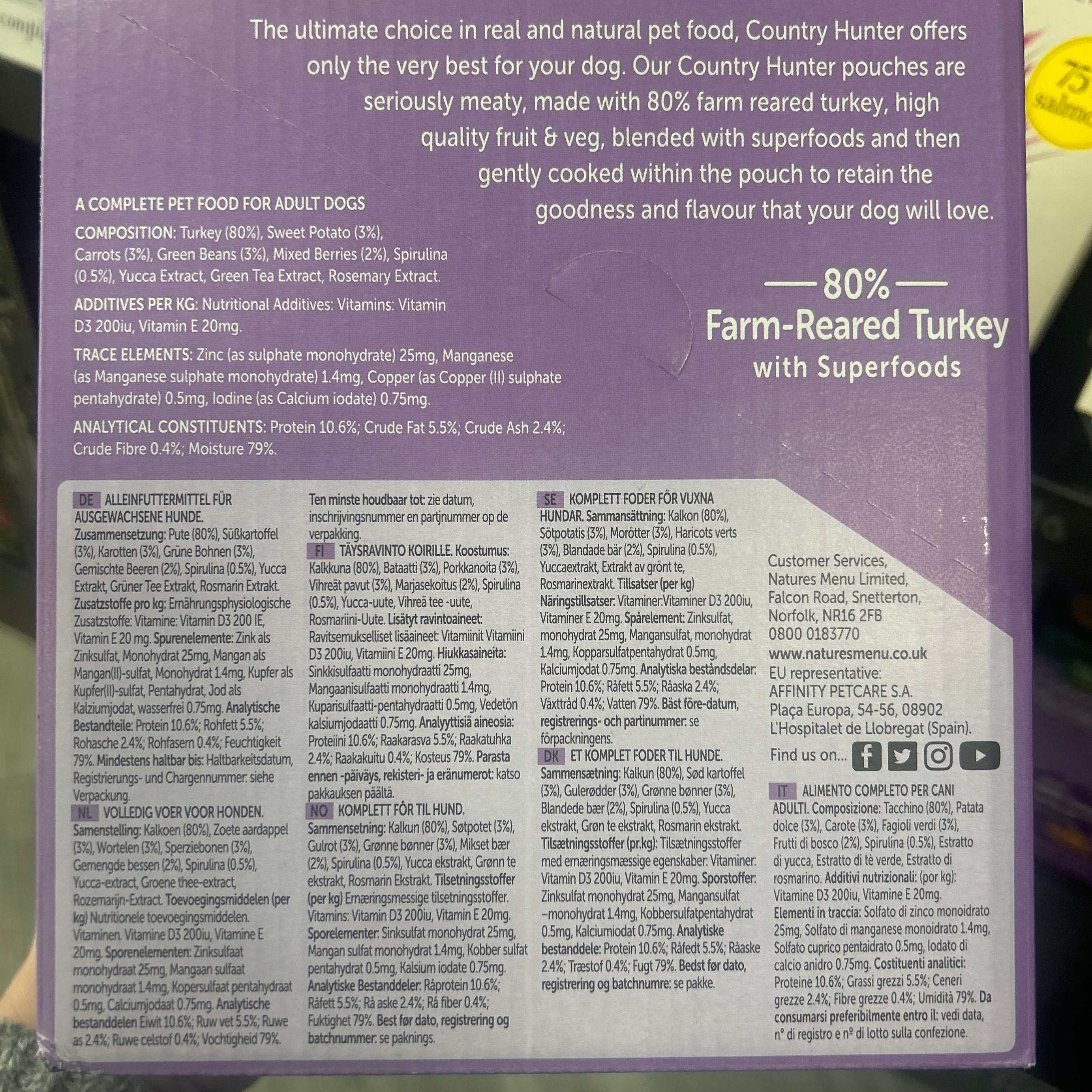 Country hunters pouches (farm-reared turkey)