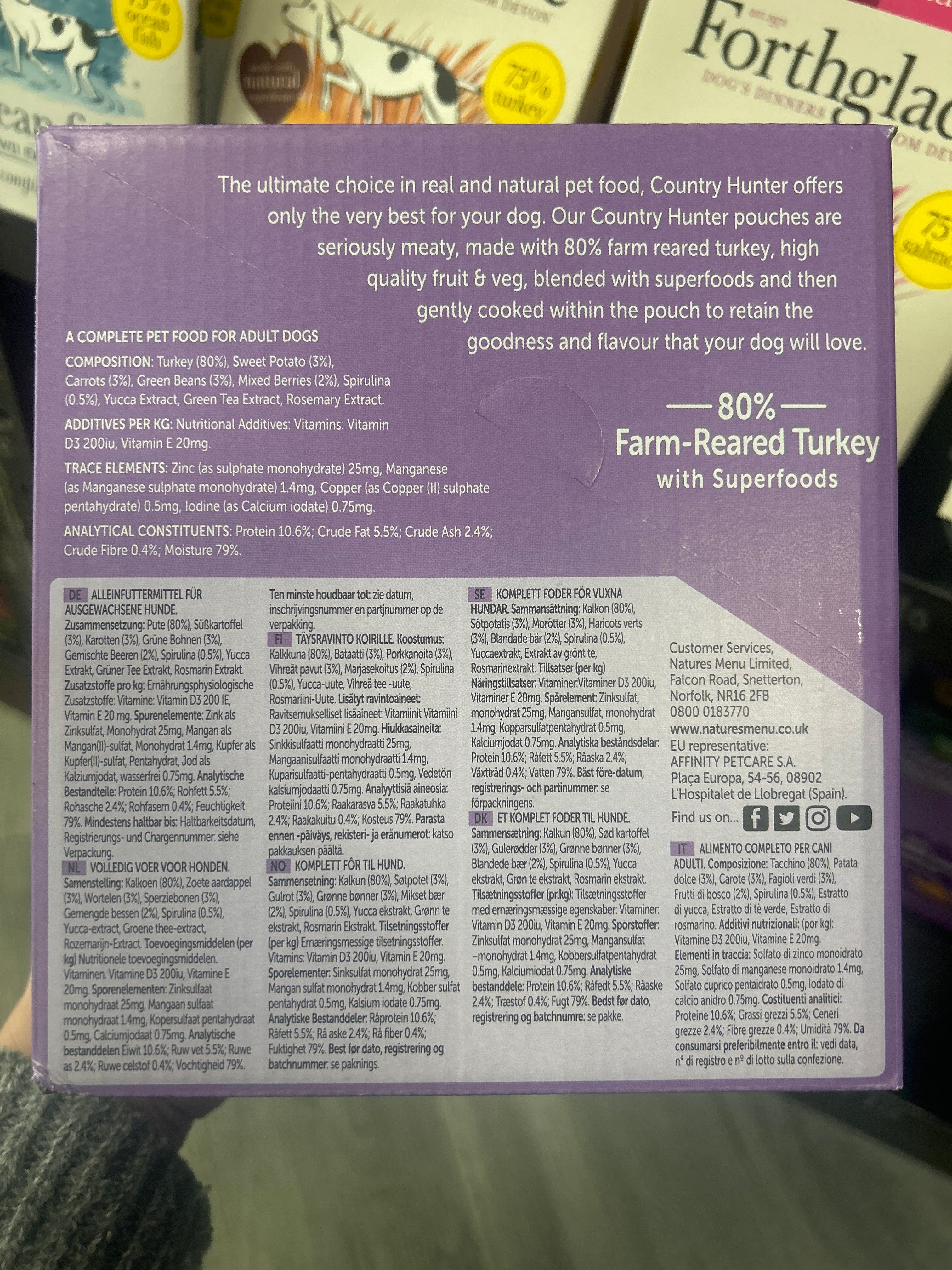 Country hunters pouches (farm-reared turkey)