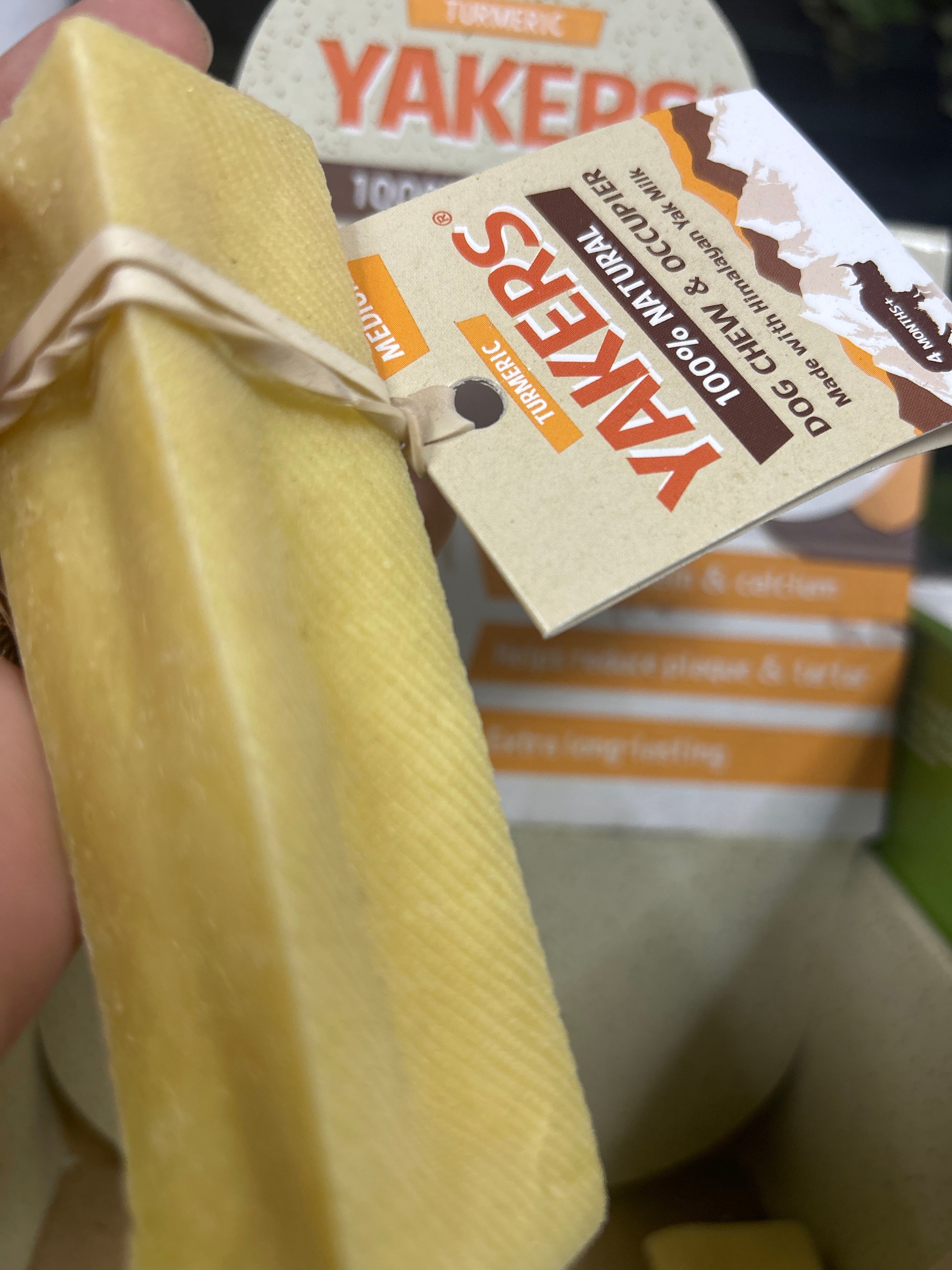 Yakers - Dog Chew Medium Tumeric