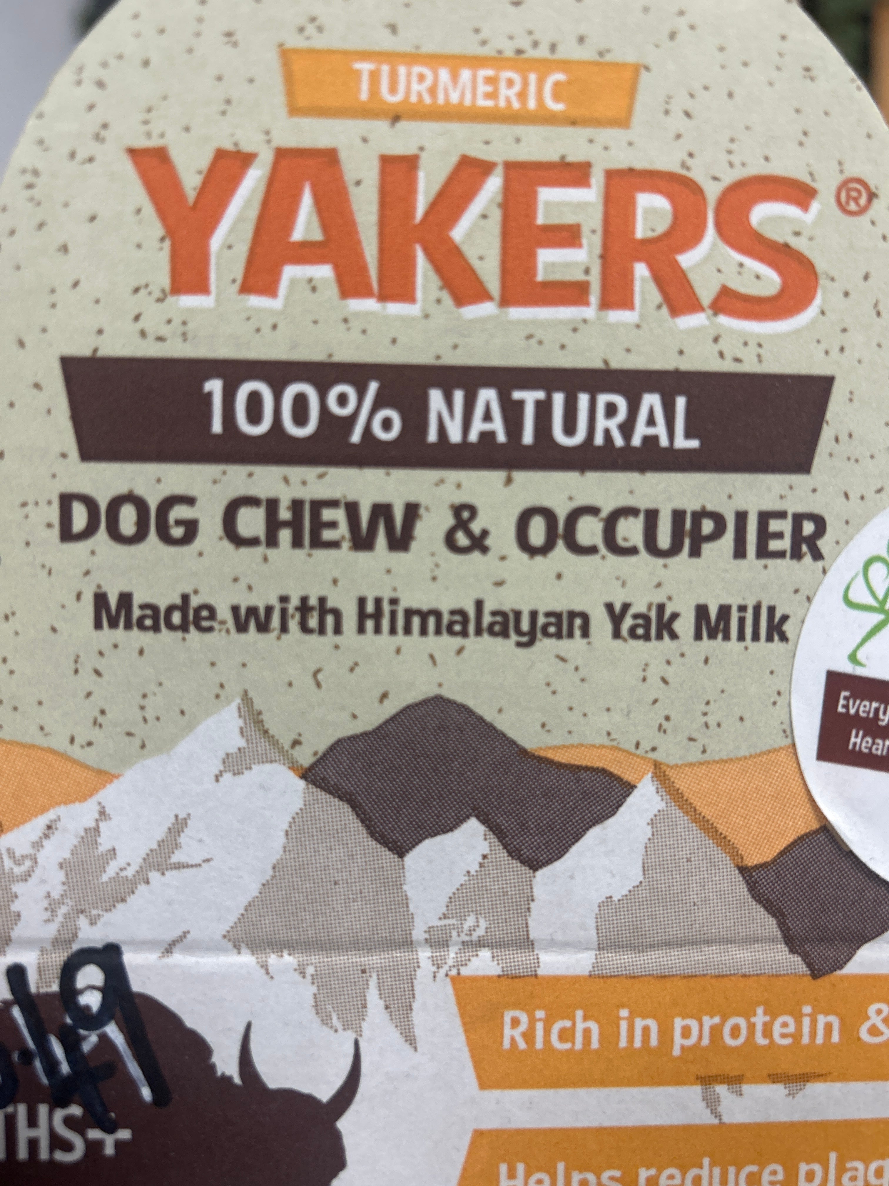 Yakers - Dog Chew Medium Tumeric