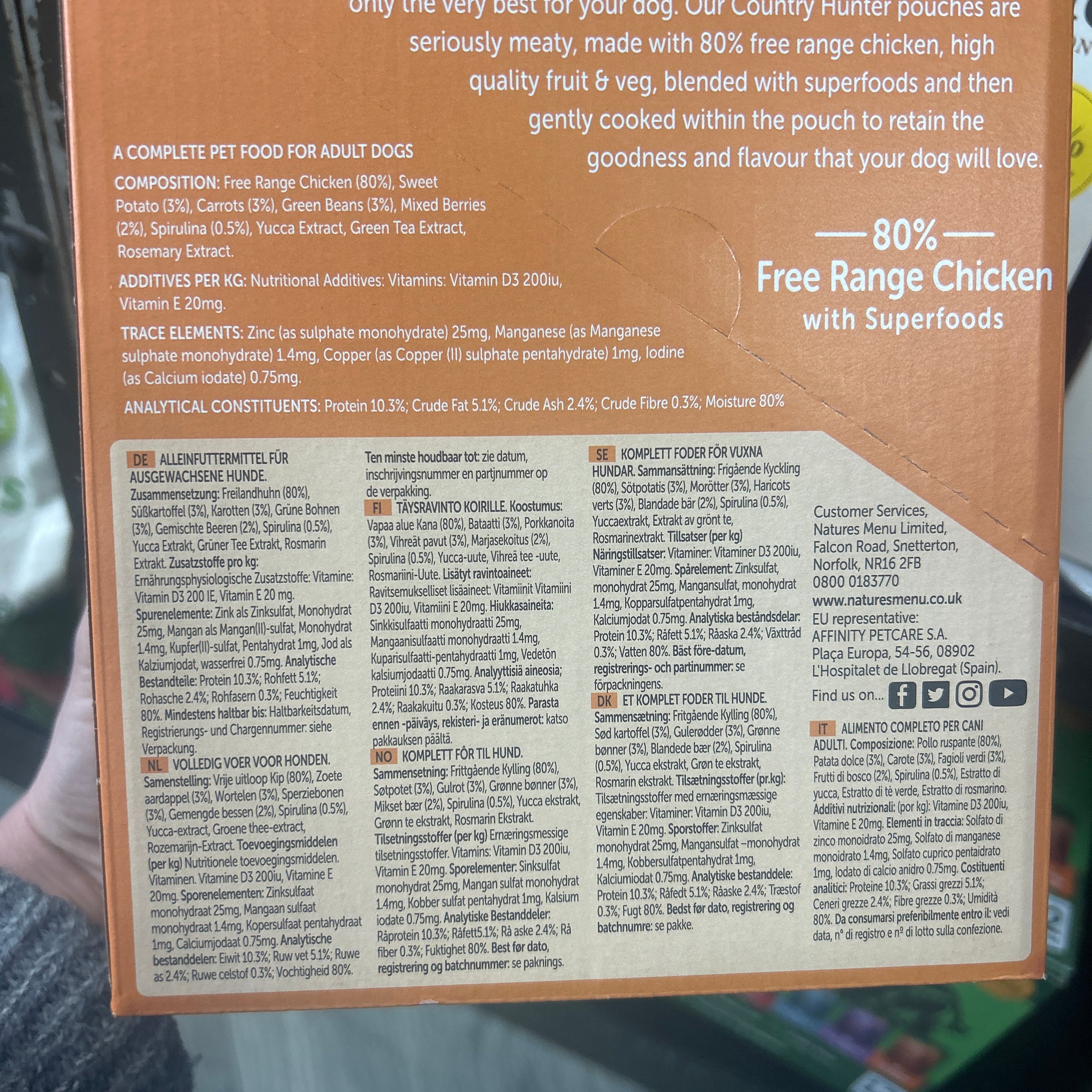 country hunters pouches(free range chicken)