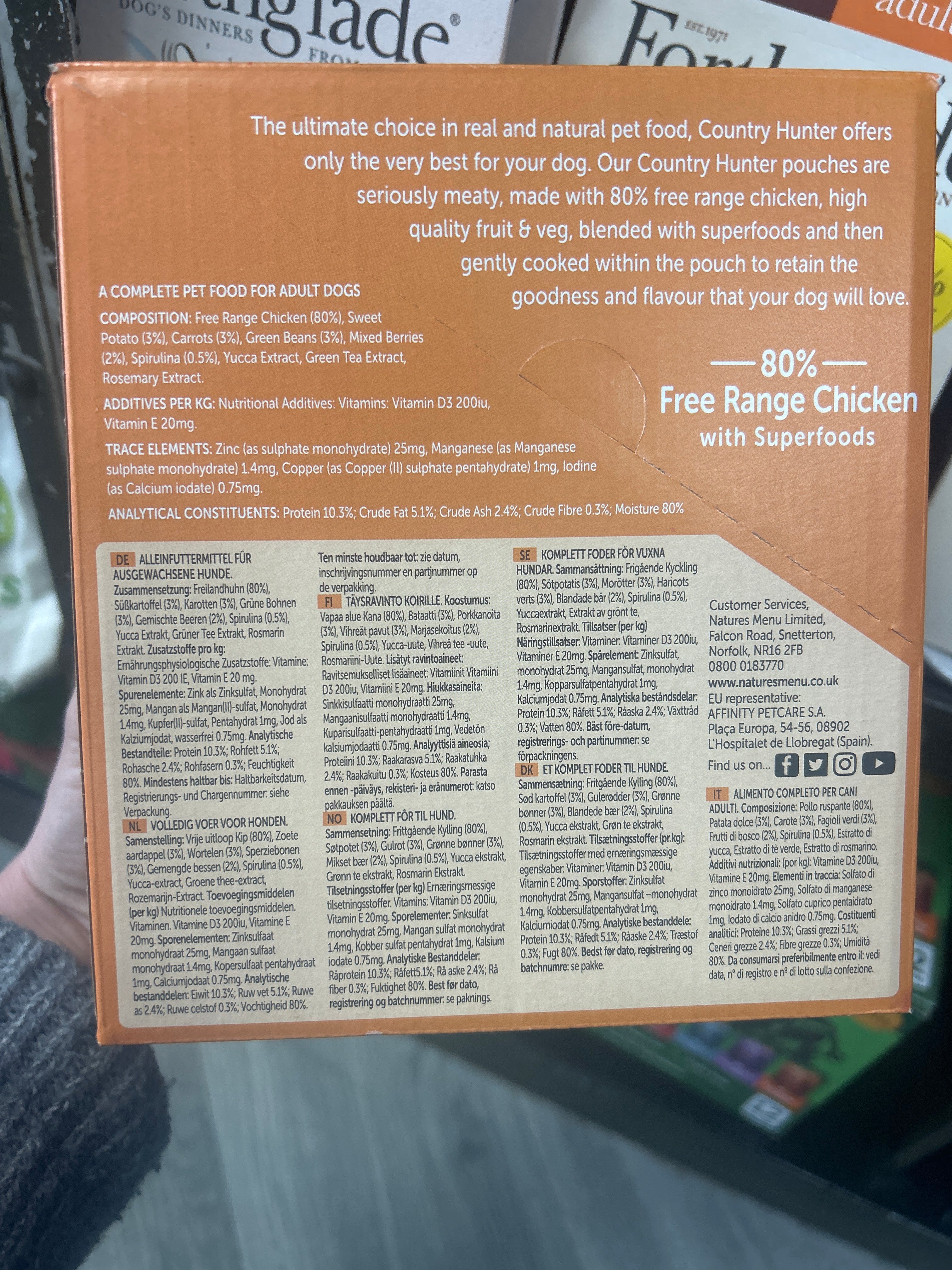 country hunters pouches(free range chicken)