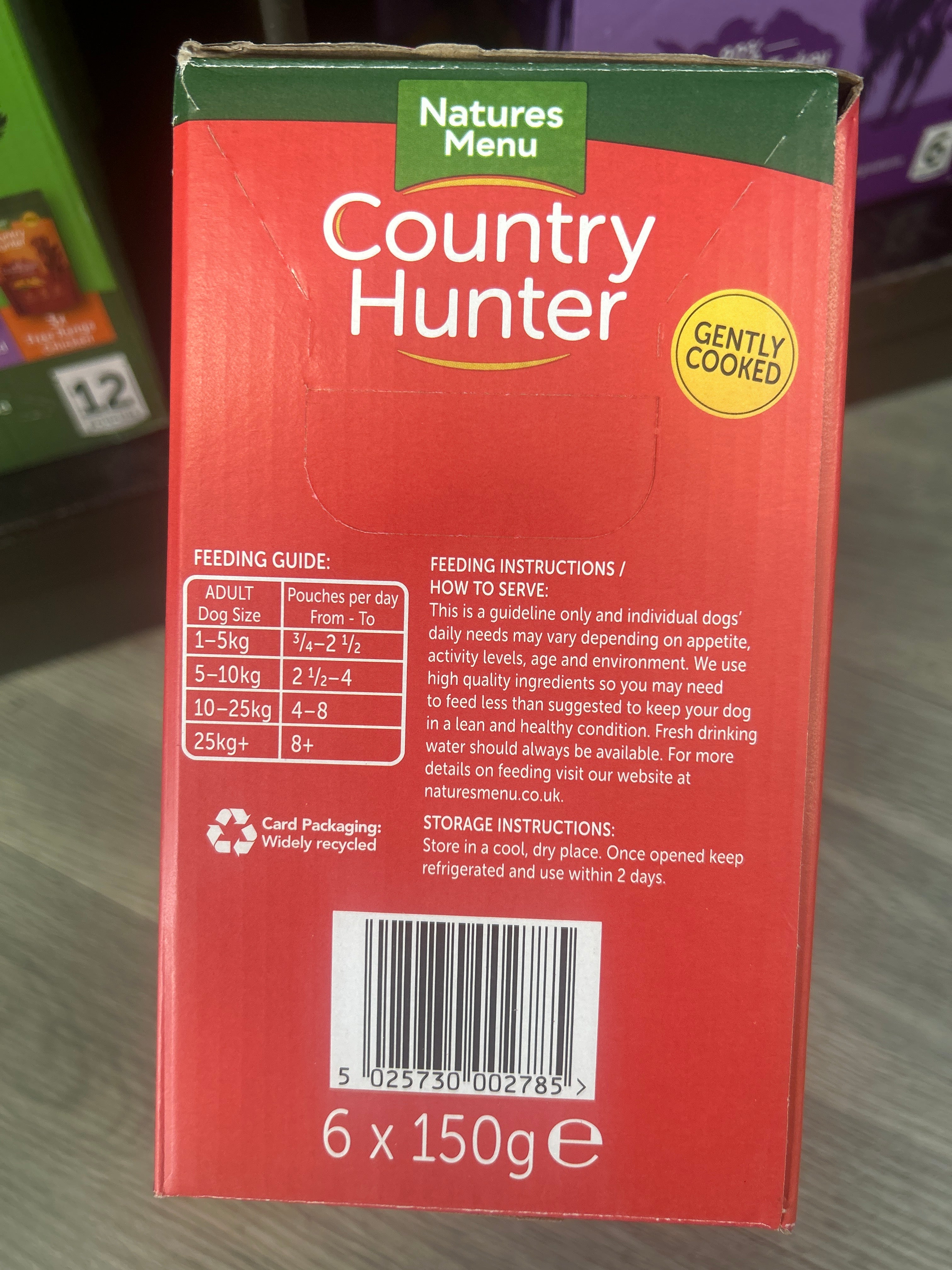 Country Hunters pouches (grass fed beef)