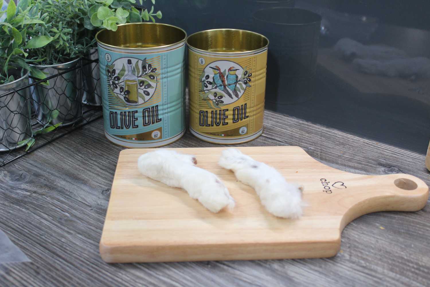 Rabbit Feet with Fur