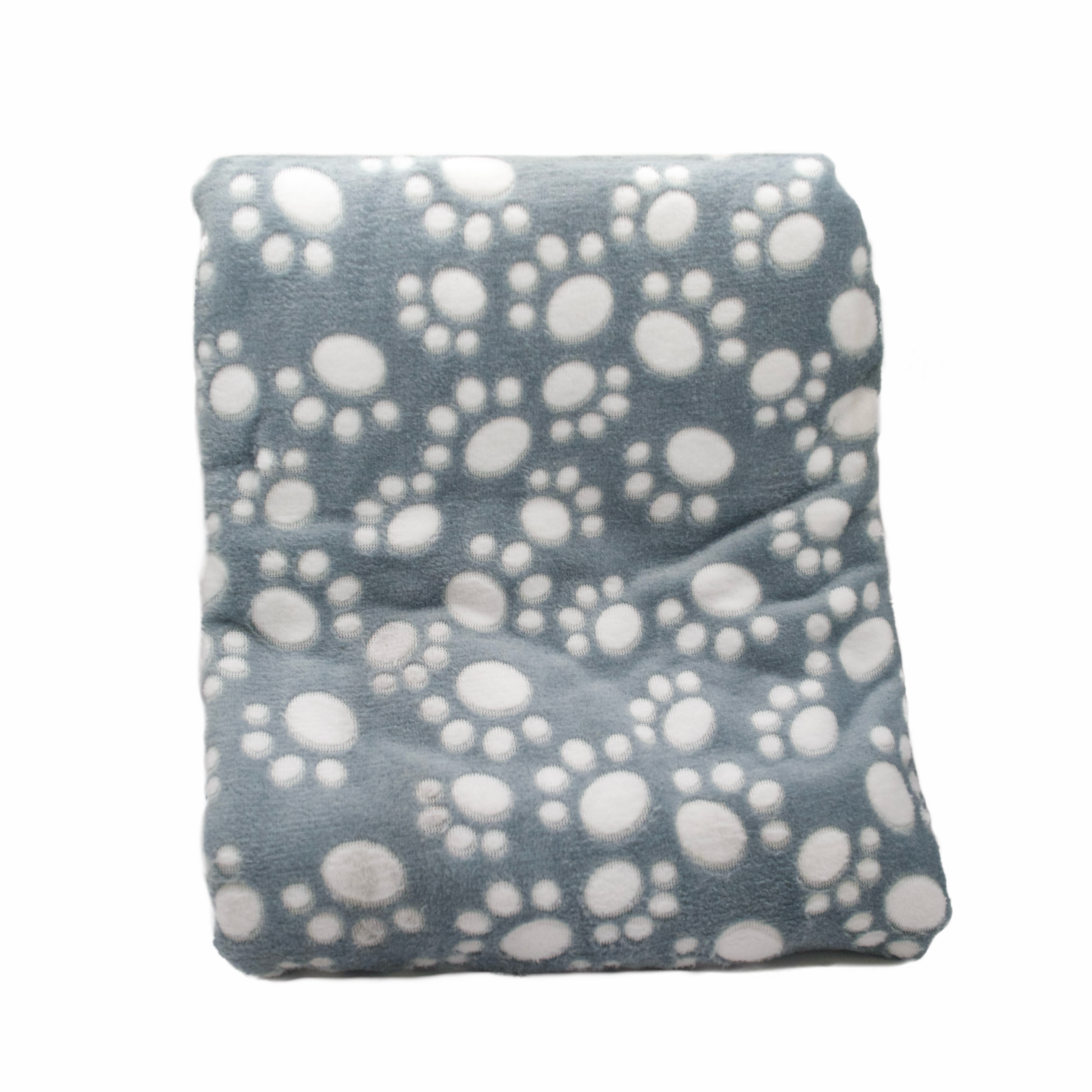 Fleece Blanket - snow paw print